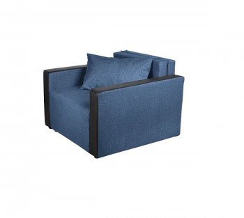 Кресло-кровать Милена с подлокотниками Синий в Сургуте - surgut.mebel-74.com | фото