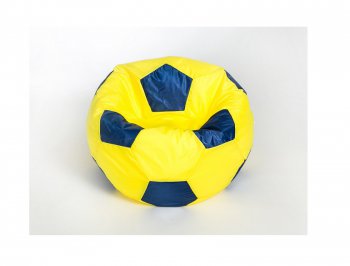 Кресло-мешок Мяч малый желто-синее в Сургуте - surgut.mebel-74.com | фото