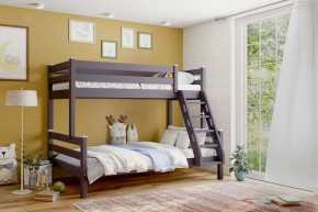 АДЕЛЬ Кровать двухъярусная с наклонной лестницей (лаванда) в Сургуте - surgut.mebel-74.com | фото