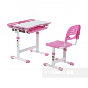 Комплект парта + стул трансформеры Cantare Pink в Сургуте - surgut.mebel-74.com | фото
