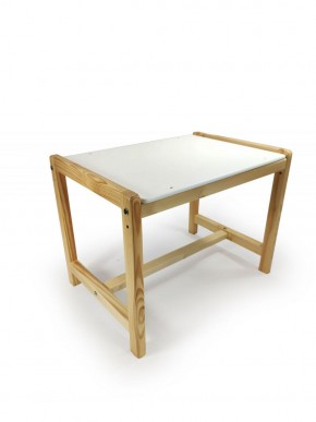 Детский растущий комплект стол и стул  Я САМ "Лофт" (Белый, Сосна) в Сургуте - surgut.mebel-74.com | фото