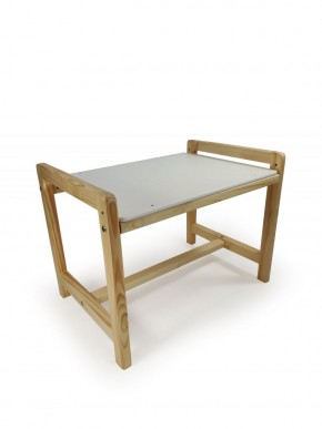 Детский растущий комплект стол и стул  Я САМ "Лофт" (Белый, Сосна) в Сургуте - surgut.mebel-74.com | фото