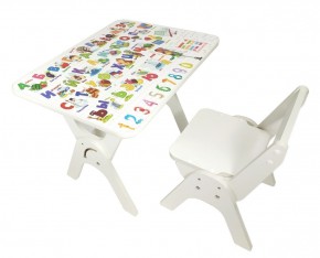 Детский растущий стол-парта и стул Я САМ "Умка" (Алфавит) в Сургуте - surgut.mebel-74.com | фото