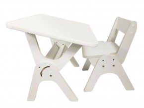 Детский растущий стол-парта и стул Я САМ "Умка" (Белый) в Сургуте - surgut.mebel-74.com | фото