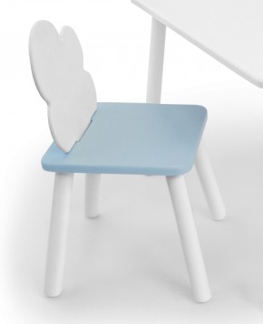 Детский стул Облачко (Белый/Голубой/Белый) в Сургуте - surgut.mebel-74.com | фото