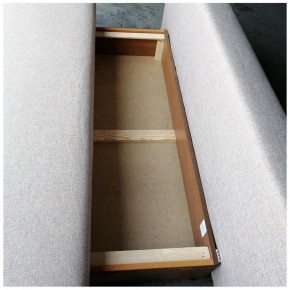 Диван-кровать Комфорт без подлокотников BALTIC BITTER (2 подушки) в Сургуте - surgut.mebel-74.com | фото