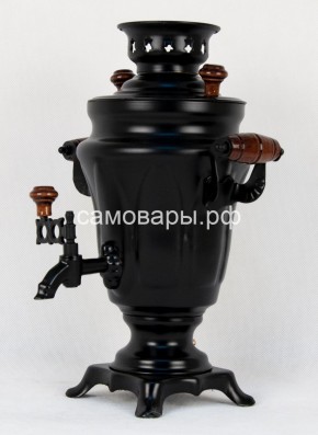 Электрический самовар "Черный Русский" матовый тюльпан в наборе на 1,5 литра. Ограниченная серия. в Сургуте - surgut.mebel-74.com | фото