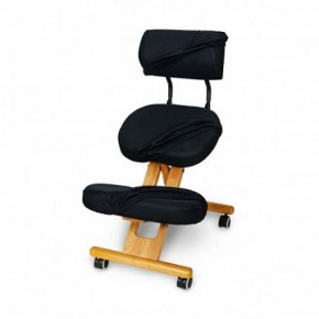 Коленный стул со спинкой Smartstool KW02В + Чехлы в Сургуте - surgut.mebel-74.com | фото
