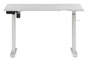 Компьютерный стол Маркос с механизмом подъема 120х75х75 белый / шагрень белая в Сургуте - surgut.mebel-74.com | фото