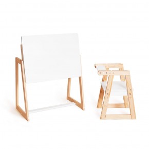 Комплект детской мебели стол и  два стула Я САМ "Лофт-Дуо" (Белый) в Сургуте - surgut.mebel-74.com | фото