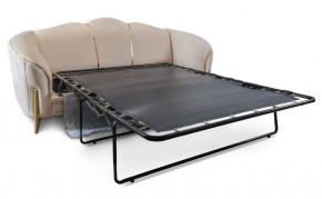 Комплект мягкой мебели Lara 3-1-1 с раскладным механизмом (бежевый/золото) в Сургуте - surgut.mebel-74.com | фото