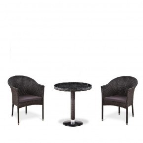 Комплект плетеной мебели T601/Y350A-W53 Brown (2+1) в Сургуте - surgut.mebel-74.com | фото