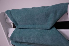 Комплект растущий стул и подушки Конёк Горбунёк Комфорт  (Бело-небесный, Волна) в Сургуте - surgut.mebel-74.com | фото