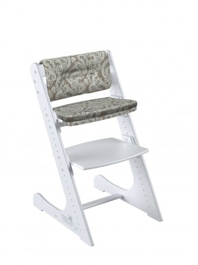 Комплект растущий стул и подушки Конёк Горбунёк Комфорт  (Белый, Арабика) в Сургуте - surgut.mebel-74.com | фото