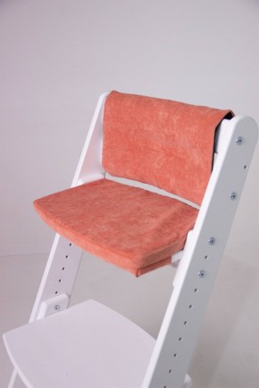 Комплект растущий стул и подушки Конёк Горбунёк Комфорт  (Белый, Терракота) в Сургуте - surgut.mebel-74.com | фото