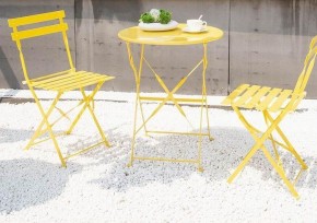 Комплект садовой мебели OTS-001R (стол + 2 стула) металл в Сургуте - surgut.mebel-74.com | фото