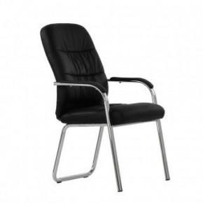 Кресло Barneo K-16 для посетителей и переговорных (черный) в Сургуте - surgut.mebel-74.com | фото