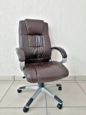 Кресло Barneo K-6 для руководителя (коричневая экокожа) в Сургуте - surgut.mebel-74.com | фото