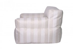 Кресло бескаркасное Уют полоса (Молочный) в Сургуте - surgut.mebel-74.com | фото