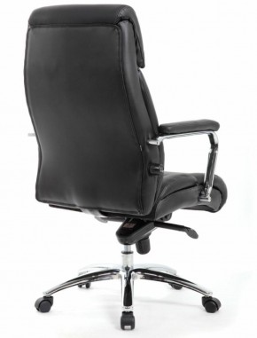 Кресло BRABIX PREMIUM "Phaeton EX-502" (кожа с компаньоном, хром, черное) 530882 в Сургуте - surgut.mebel-74.com | фото