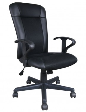 Кресло BRABIX "Optima MG-370" (экокожа/ткань, черное) 531580 в Сургуте - surgut.mebel-74.com | фото