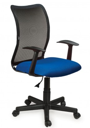 Кресло BRABIX "Spring MG-307", с подлокотниками, комбинированное синее/черное TW, 531404 в Сургуте - surgut.mebel-74.com | фото