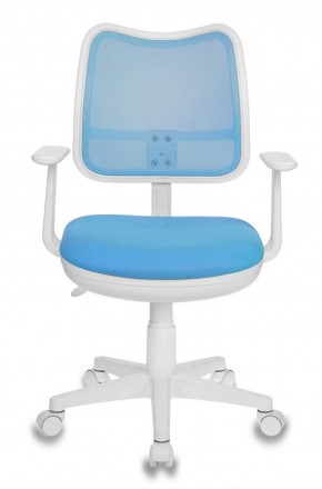 Кресло детское Бюрократ CH-W797/LB/TW-55 голубой в Сургуте - surgut.mebel-74.com | фото