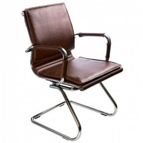 Кресло для посетителя Бюрократ CH-993-Low-V/Brown коричневый в Сургуте - surgut.mebel-74.com | фото