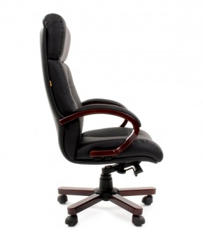 Кресло для руководителя CHAIRMAN  421 (Натуральная кожа) Черное в Сургуте - surgut.mebel-74.com | фото