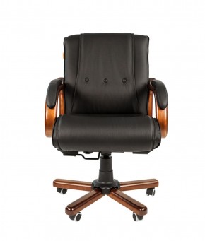 Кресло для руководителя CHAIRMAN  653 М (Кожа) Черное в Сургуте - surgut.mebel-74.com | фото