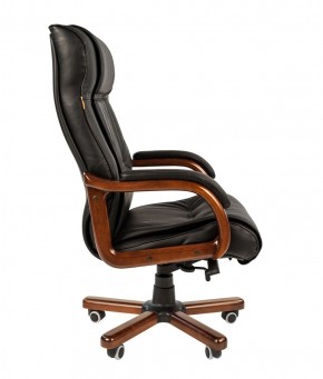 Кресло для руководителя CHAIRMAN  653 (Кожа) Черное в Сургуте - surgut.mebel-74.com | фото