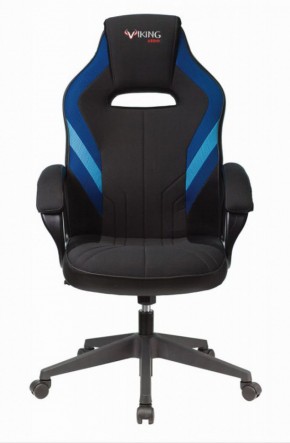 Кресло игровое Бюрократ VIKING 3 AERO BLUE черный/синий в Сургуте - surgut.mebel-74.com | фото