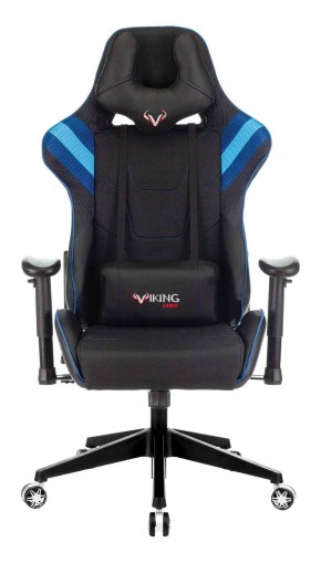 Кресло игровое Бюрократ VIKING 4 AERO BLUE черный/синий в Сургуте - surgut.mebel-74.com | фото