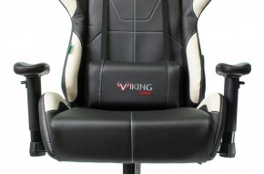 Кресло игровое Бюрократ VIKING 5 AERO WHITE черный/белый в Сургуте - surgut.mebel-74.com | фото