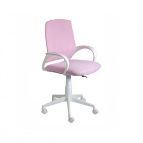 Кресло Ирис White сетка/ткань розовая в Сургуте - surgut.mebel-74.com | фото