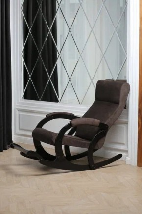 Кресло-качалка МАРСЕЛЬ 33-Т-AC (кофе) в Сургуте - surgut.mebel-74.com | фото