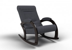 Кресло-качалка Венето 13-Т-ГР (ткань/венге) ГРАФИТ в Сургуте - surgut.mebel-74.com | фото