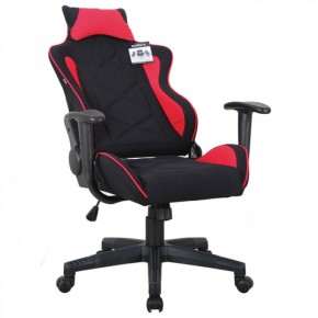 Кресло компьютерное BRABIX GT Racer GM-101 + подушка (ткань) черное/красное (531820) в Сургуте - surgut.mebel-74.com | фото