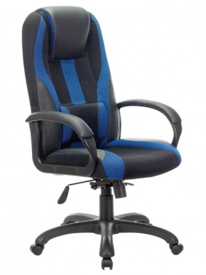 Кресло компьютерное BRABIX PREMIUM "Rapid GM-102" (экокожа/ткань, черное/синее) 532106 в Сургуте - surgut.mebel-74.com | фото