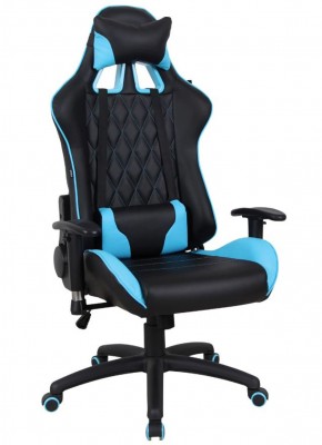 Кресло компьютерное BRABIX "GT Master GM-110" (черное/голубое) 531928 в Сургуте - surgut.mebel-74.com | фото