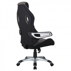 Кресло компьютерное BRABIX Techno GM-002 (ткань) черное/серое, вставки белые (531815) в Сургуте - surgut.mebel-74.com | фото