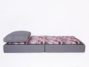 Кресло-кровать бескаркасное Харви (серый-квадро азур) в Сургуте - surgut.mebel-74.com | фото