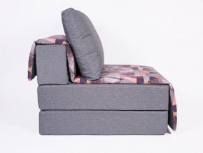 Кресло-кровать бескаркасное Харви (серый-сноу манго) в Сургуте - surgut.mebel-74.com | фото