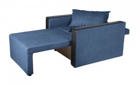 Кресло-кровать Милена с подлокотниками (синий) Велюр в Сургуте - surgut.mebel-74.com | фото