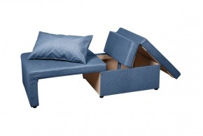 Кресло-кровать Милена (синий) Велюр в Сургуте - surgut.mebel-74.com | фото