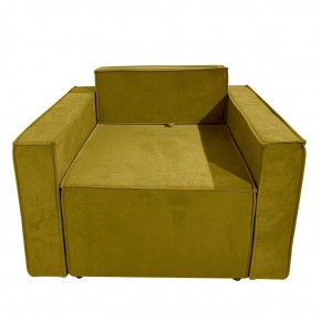 Кресло-кровать Принц КК1-ВГ (велюр горчичный) в Сургуте - surgut.mebel-74.com | фото