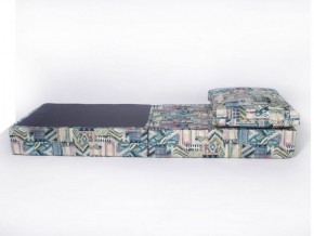 Кресло-кровать-пуф бескаркасное Окта (Велюр принт 2) в Сургуте - surgut.mebel-74.com | фото