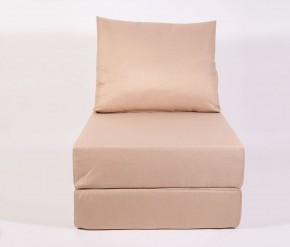 Кресло-кровать-пуф бескаркасное Прайм (Бежевый песочный) в Сургуте - surgut.mebel-74.com | фото