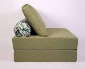 Кресло-кровать-пуф бескаркасное Прайм (Оливковый) в Сургуте - surgut.mebel-74.com | фото