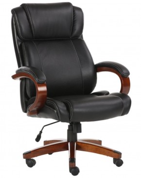 Кресло офисное BRABIX PREMIUM "Magnum EX-701" (дерево, рециклированная кожа, черное) 531827 в Сургуте - surgut.mebel-74.com | фото